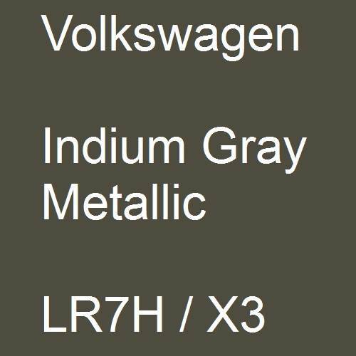 Volkswagen, Indium Gray Metallic, LR7H / X3.